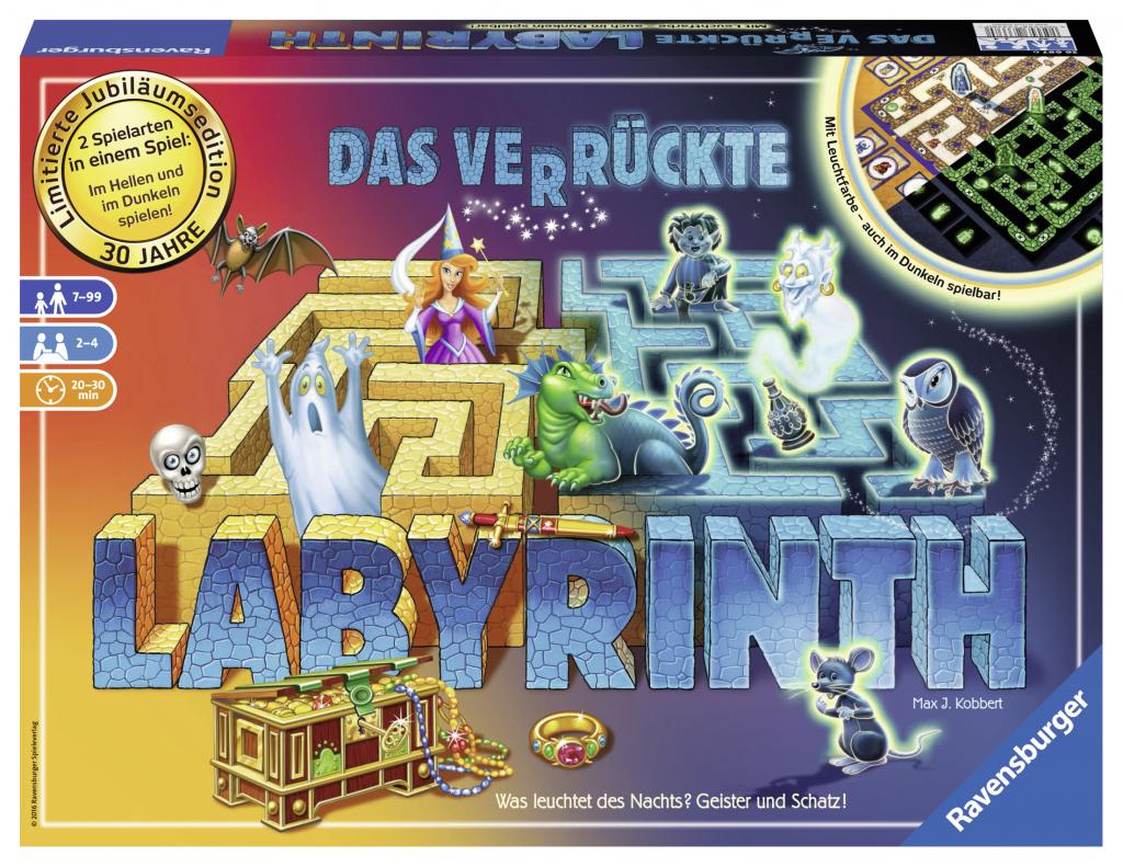Das verrückte Labyrinth Jubiläumsausgabe Produktbild copyright Ravensburger
